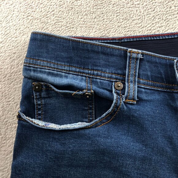 Nat Nast Men Jeans Size 32x30 Slim Straight Leg Casual Blue Denim Cotton Stretch - Picture 9 of 16